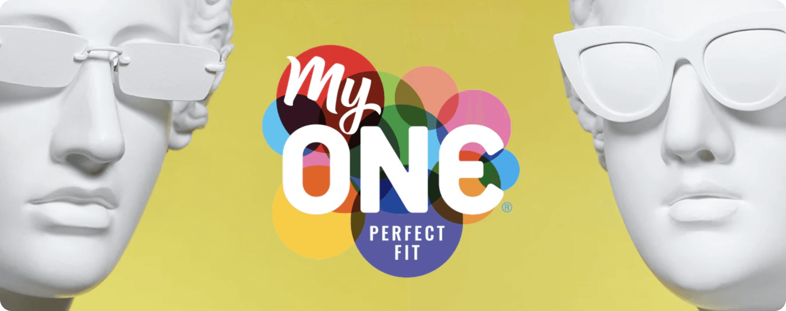 myONE perfect fit with yellow background