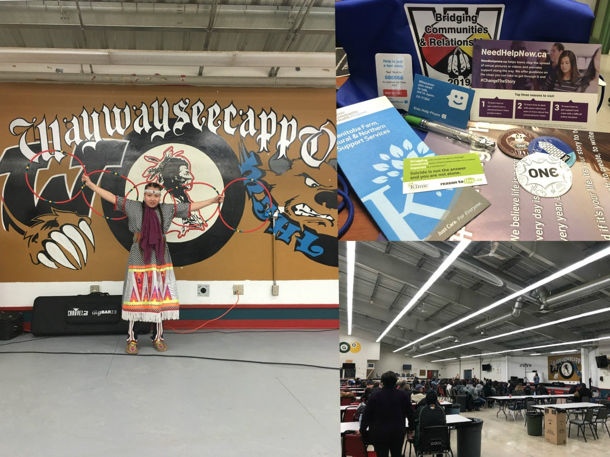 Advocating for healthier lifestyles and safer sex at the Waywayseecappo Youth Conference 2019 - ONE®